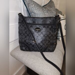 Coach Black Signature Crossbody Bag
